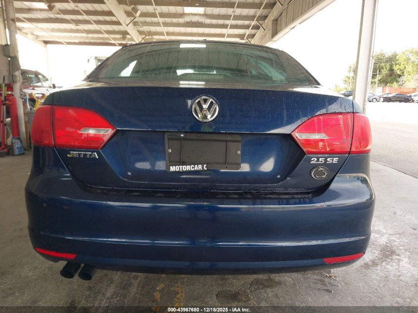 2013 Volkswagen Jetta 2.5L Se VIN: 3VWDP7AJ1DM396260 Lot: 43967680