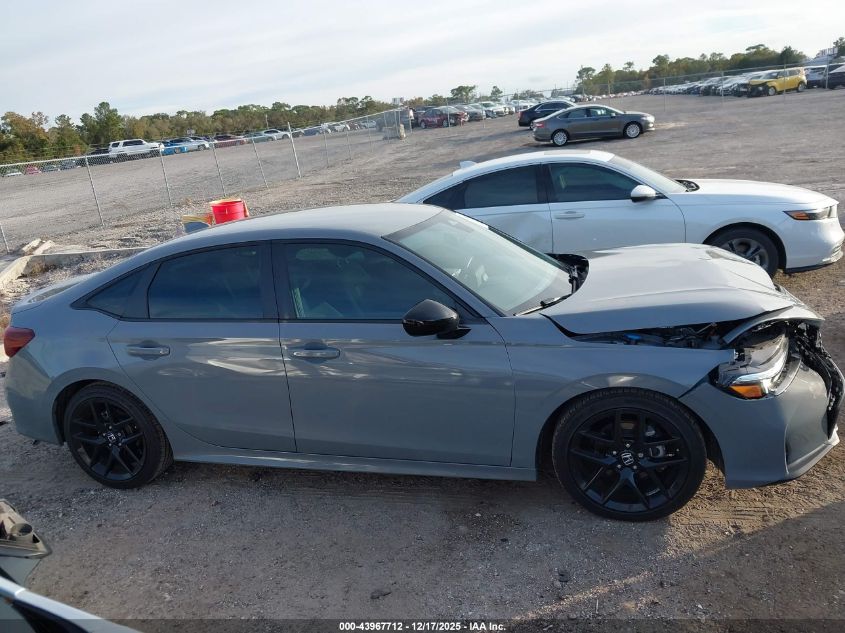 2025 Honda Civic Sport VIN: 2HGFE2F59SH519106 Lot: 43967712