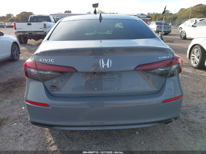 2025 Honda Civic Sport VIN: 2HGFE2F59SH519106 Lot: 43967712