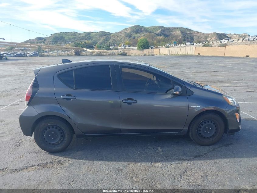 2016 Toyota Prius C One VIN: JTDKDTB38G1139786 Lot: 43967719