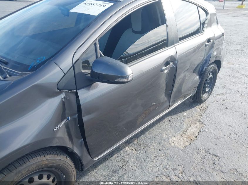 2016 Toyota Prius C One VIN: JTDKDTB38G1139786 Lot: 43967719