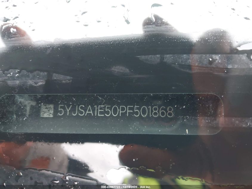 2023 Tesla Model S Dual Motor All-Wheel Drive/Standard Range VIN: 5YJSA1E50PF501868 Lot: 43967723