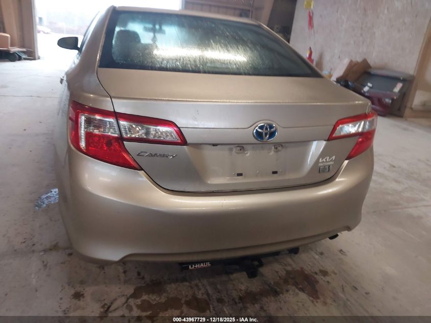 2014 Toyota Camry Hybrid Le VIN: 4T1BD1FK9EU127465 Lot: 43967729