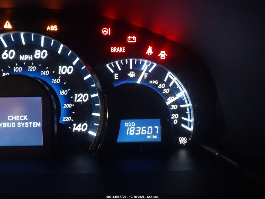 2014 Toyota Camry Hybrid Le VIN: 4T1BD1FK9EU127465 Lot: 43967729