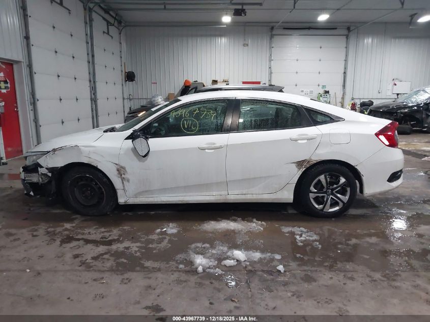 2017 Honda Civic Lx VIN: 19XFC2F54HE021551 Lot: 43967739