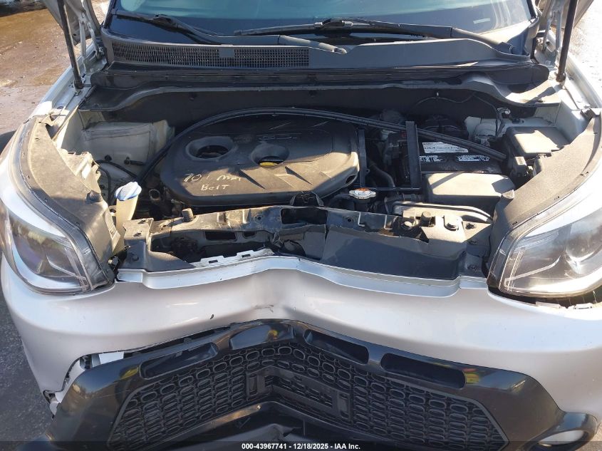 2016 Kia Soul + VIN: KNDJP3A57G7828835 Lot: 43967741