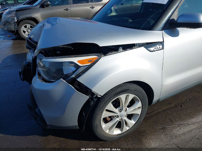 2016 Kia Soul + VIN: KNDJP3A57G7828835 Lot: 43967741