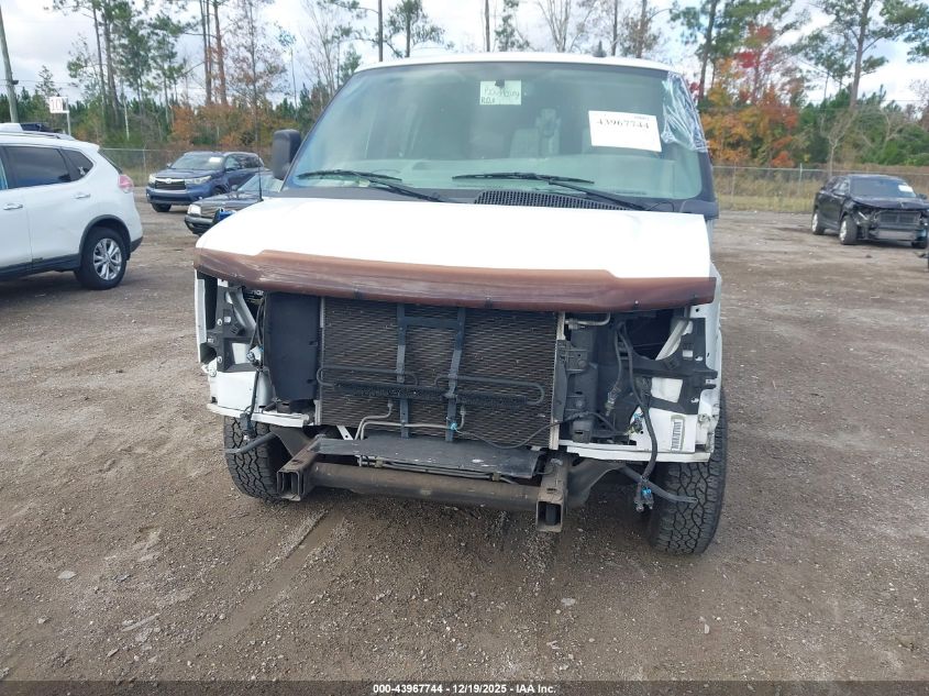 2020 Chevrolet Express Cargo Rwd 2500 Extended Wheelbase Wt VIN: 1GCWGBFGXL1240547 Lot: 43967744