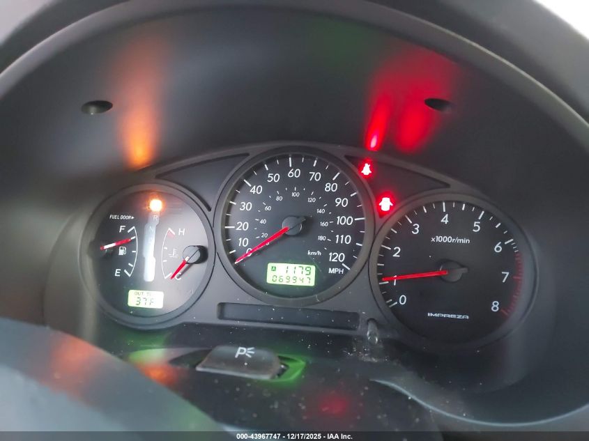 2006 Subaru Impreza 2.5I VIN: JF1GD67686H509673 Lot: 43967747