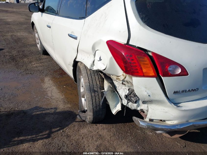 2009 Nissan Murano Sl VIN: JN8AZ18W19W102897 Lot: 43967762