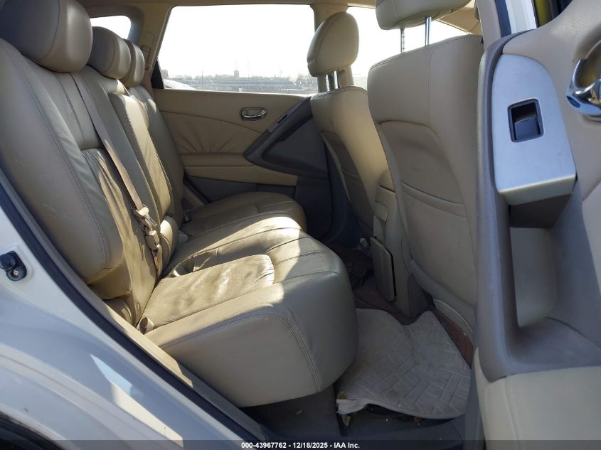 2009 Nissan Murano Sl VIN: JN8AZ18W19W102897 Lot: 43967762