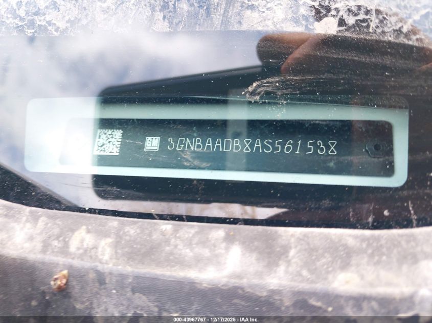 2010 Chevrolet Hhr Ls VIN: 3GNBAADB8AS561538 Lot: 43967767