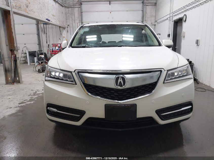 2014 Acura Mdx Advance Pkg W/Entertainment Pkg VIN: 5FRYD4H89EB001633 Lot: 43967771
