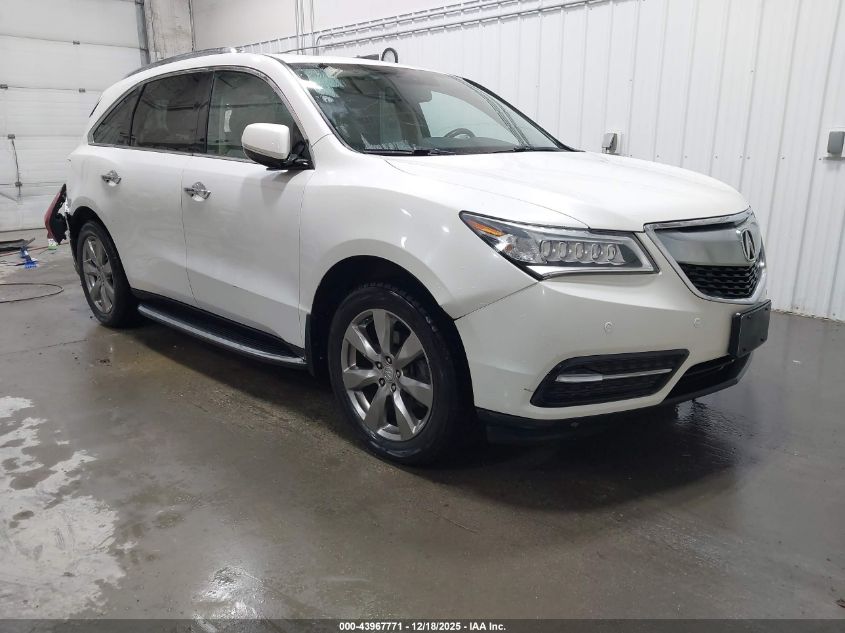 2014 Acura Mdx Advance Pkg W/Entertainment Pkg