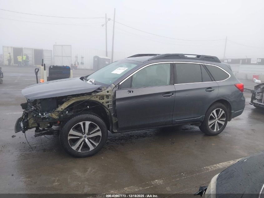 2018 Subaru Outback 2.5I Limited VIN: 4S4BSANC0J3361672 Lot: 43967773