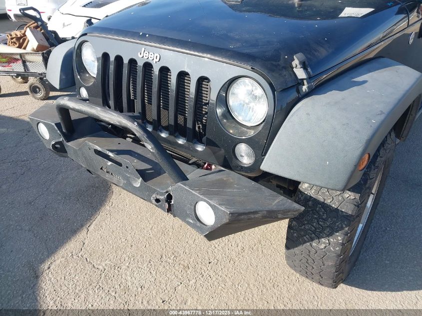 2016 Jeep Wrangler Unlimited Sport VIN: 1C4BJWDG0GL128120 Lot: 43967778