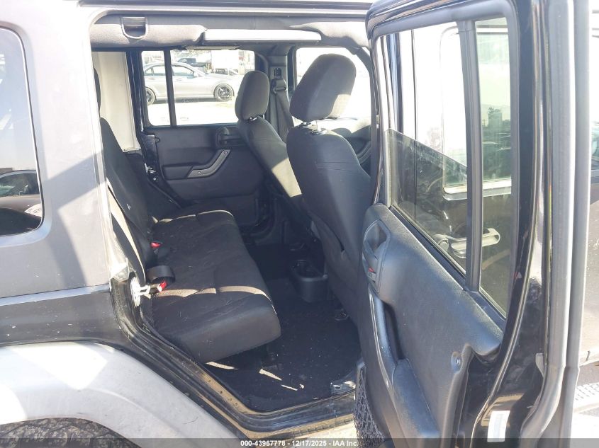 2016 Jeep Wrangler Unlimited Sport VIN: 1C4BJWDG0GL128120 Lot: 43967778