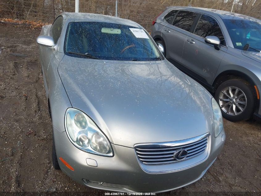 2003 Lexus Sc 430 VIN: JTHFN48Y730038597 Lot: 43967781