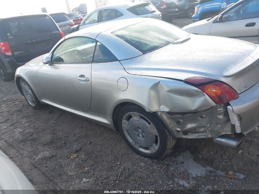2003 Lexus Sc 430 VIN: JTHFN48Y730038597 Lot: 43967781
