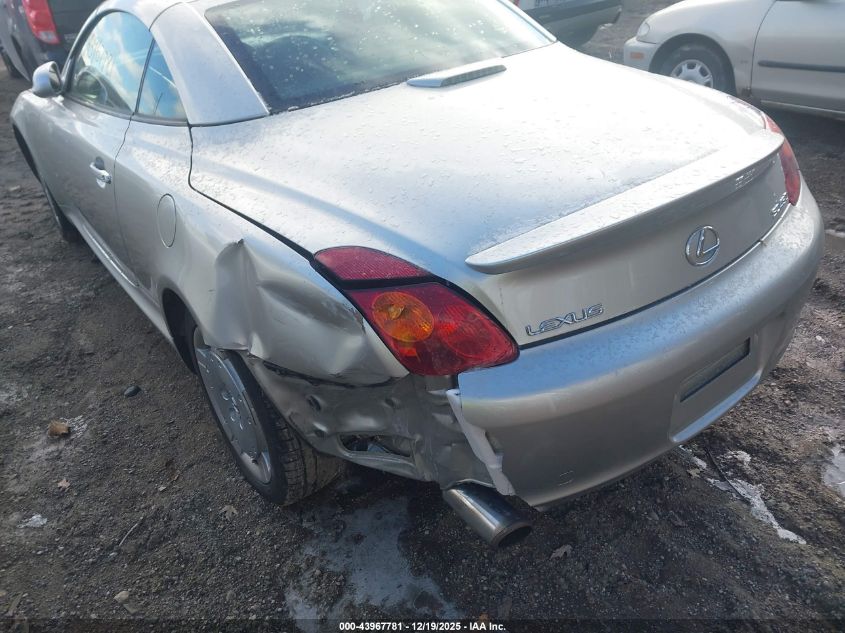 2003 Lexus Sc 430 VIN: JTHFN48Y730038597 Lot: 43967781