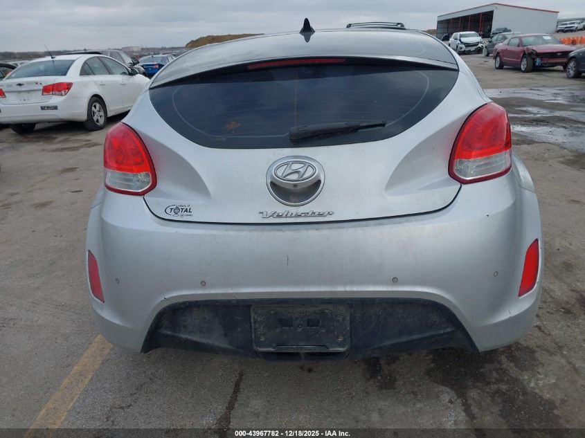 2012 Hyundai Veloster Base W/Gray VIN: KMHTC6AD8CU072811 Lot: 43967782