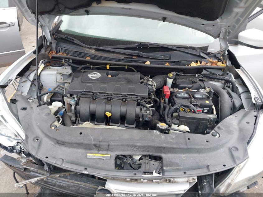 2014 Nissan Sentra Sv VIN: 3N1AB7AP2EL654613 Lot: 43967783