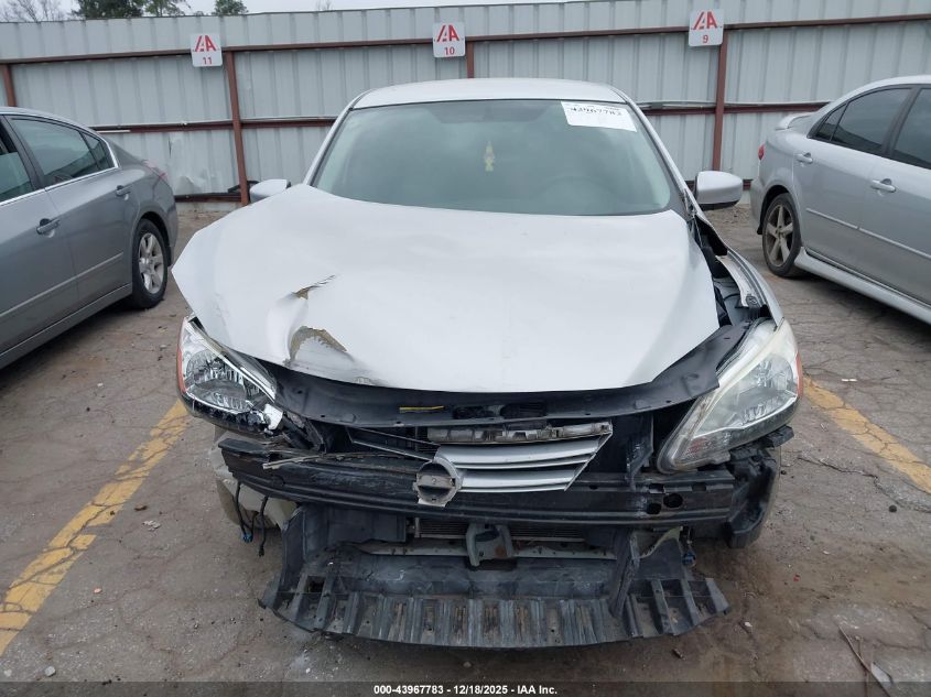 2014 Nissan Sentra Sv VIN: 3N1AB7AP2EL654613 Lot: 43967783