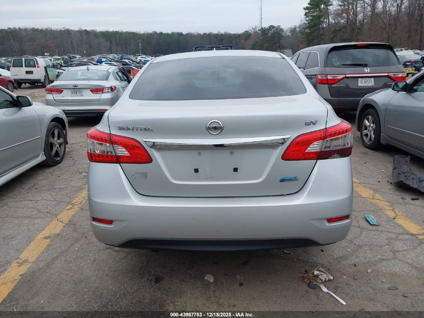 2014 Nissan Sentra Sv VIN: 3N1AB7AP2EL654613 Lot: 43967783