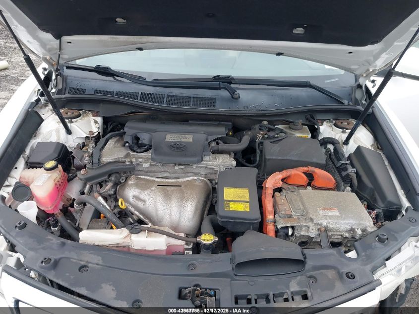 2012 Toyota Camry Hybrid Xle VIN: 4T1BD1FK2CU025857 Lot: 43967785