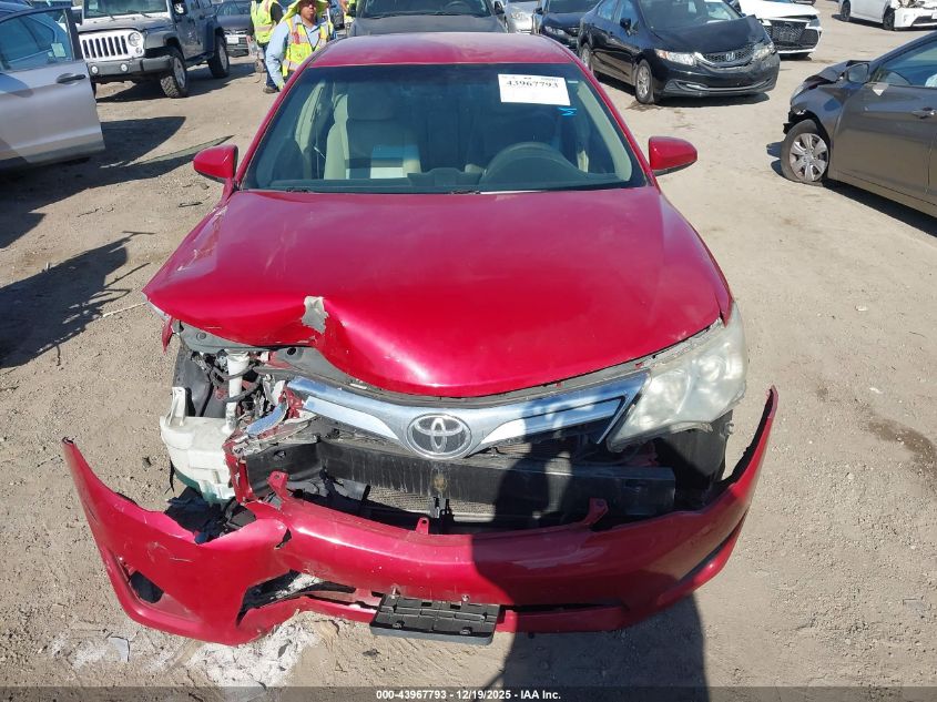 2012 Toyota Camry Le VIN: 4T4BF1FK7CR245396 Lot: 43967793