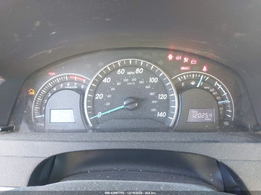 2012 Toyota Camry Le VIN: 4T4BF1FK7CR245396 Lot: 43967793