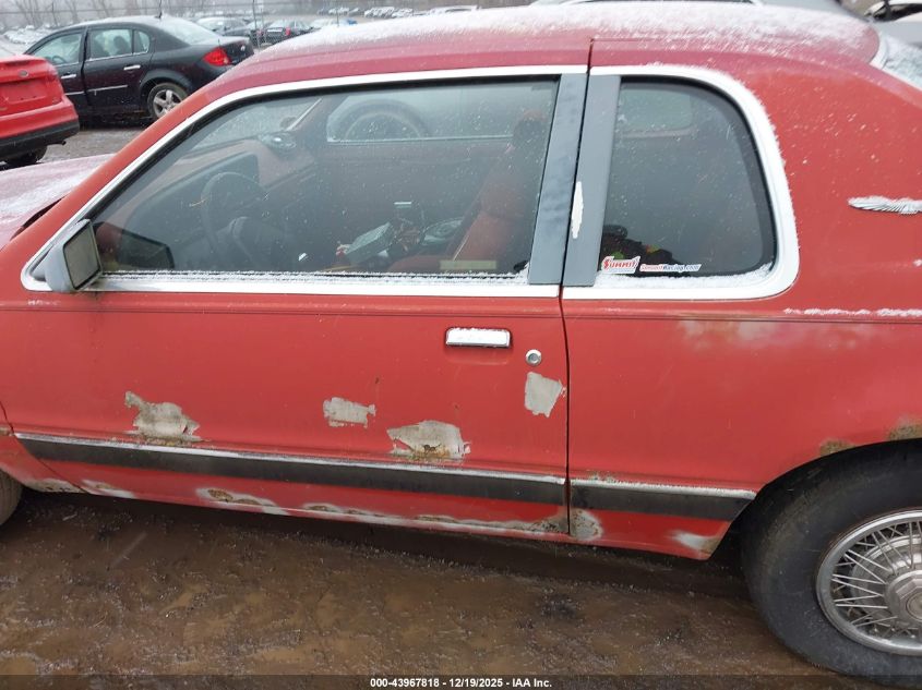 1985 Ford Thunderbird VIN: 1FABP4634FH126598 Lot: 43967818