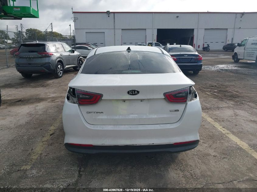 2014 Kia Optima Hybrid Lx VIN: KNAGM4AD6E5076633 Lot: 43967828