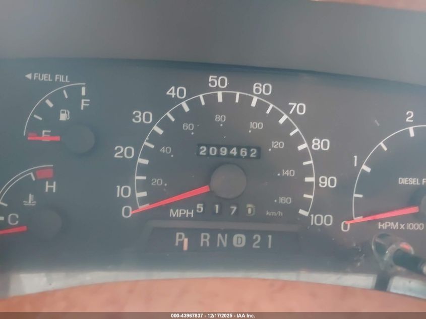 1999 Ford F-250 Lariat/Xl/Xlt VIN: 1FTNX20F6XEB20612 Lot: 43967837