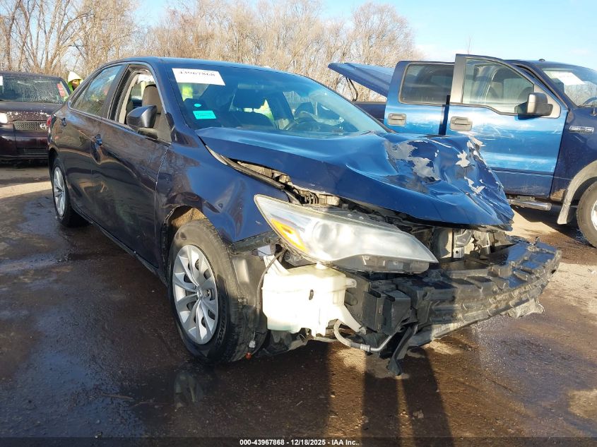 2015 Toyota Camry Le VIN: 4T4BF1FKXFR461151 Lot: 43967868