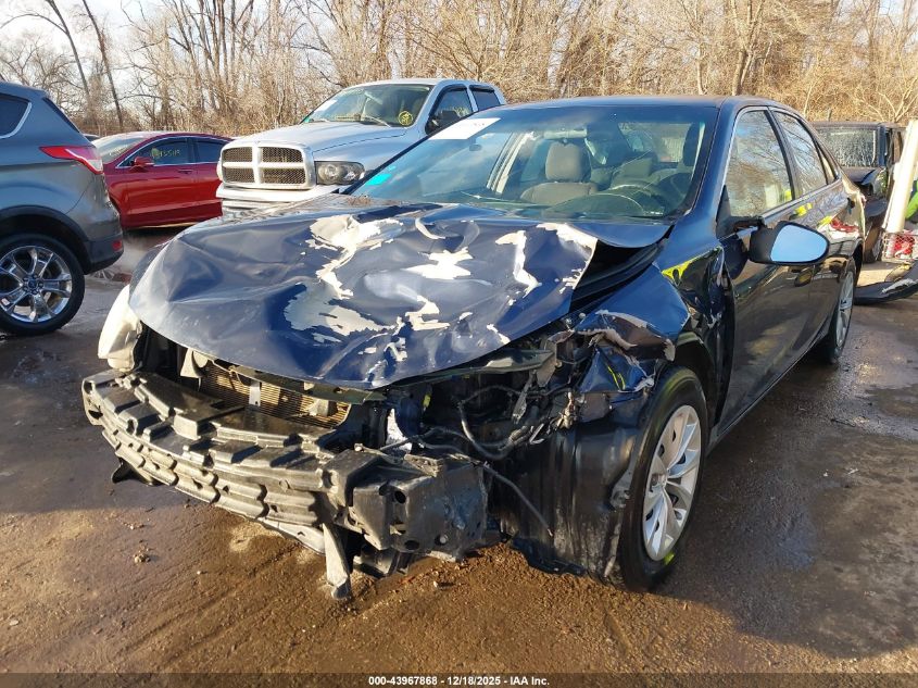 2015 Toyota Camry Le VIN: 4T4BF1FKXFR461151 Lot: 43967868