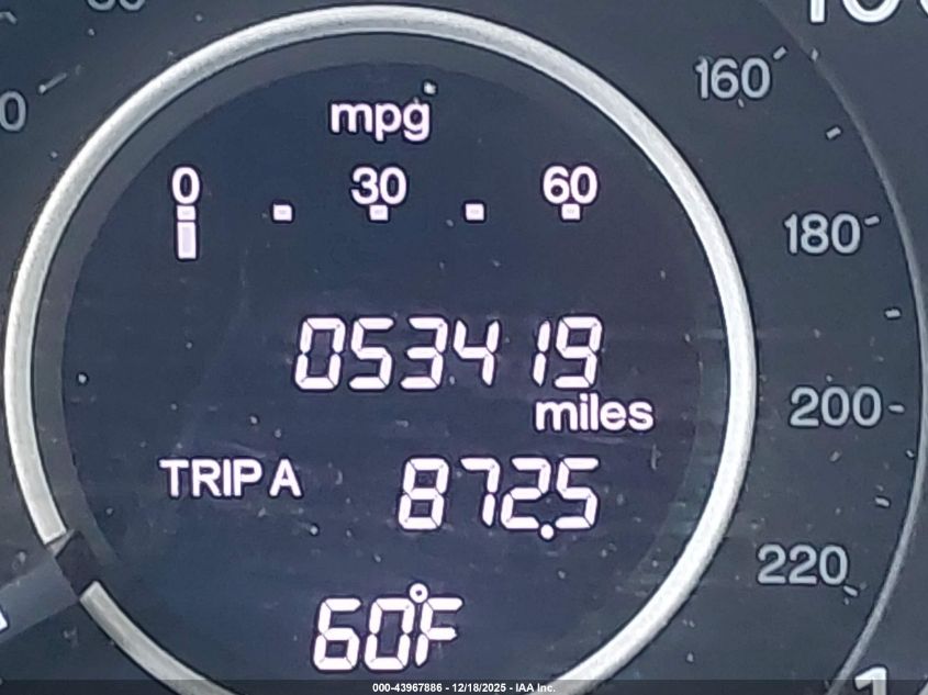 2012 Honda Cr-V Ex VIN: JHLRM3H57CC007949 Lot: 43967886