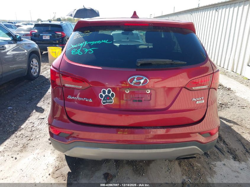 2017 Hyundai Santa Fe Sport 2.4L VIN: 5XYZTDLB8HG466087 Lot: 43967897