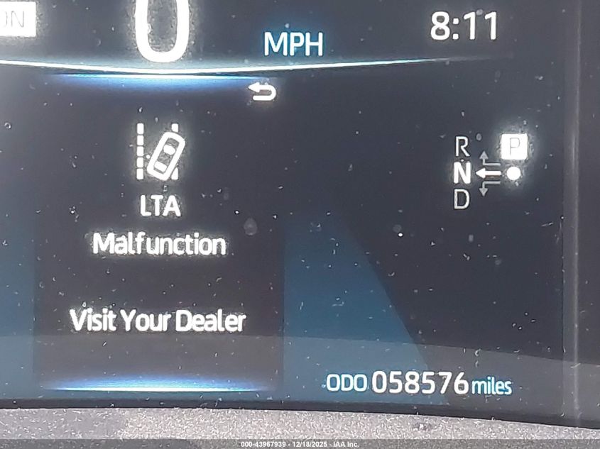 2021 Toyota Mirai Xle VIN: JTDAAAAA6MA002382 Lot: 43967939