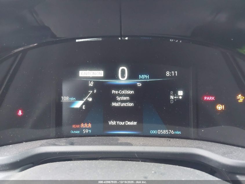 2021 Toyota Mirai Xle VIN: JTDAAAAA6MA002382 Lot: 43967939