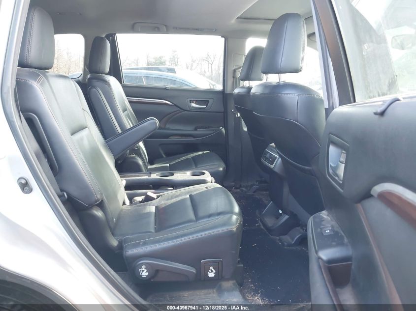 2015 Toyota Highlander Limited V6 VIN: 5TDDKRFHXFS219776 Lot: 43967941