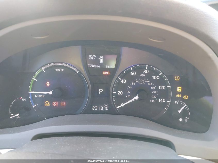 2010 Lexus Rx 450H VIN: JTJBC1BA5A2411425 Lot: 43967944
