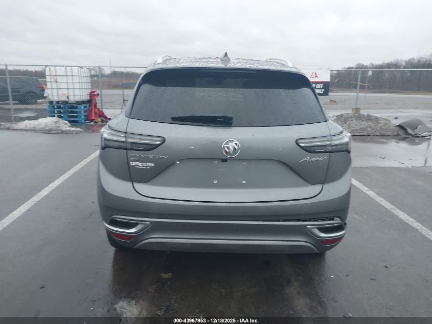 2021 Buick Envision Awd Avenir VIN: LRBFZSR42MD189961 Lot: 43967953