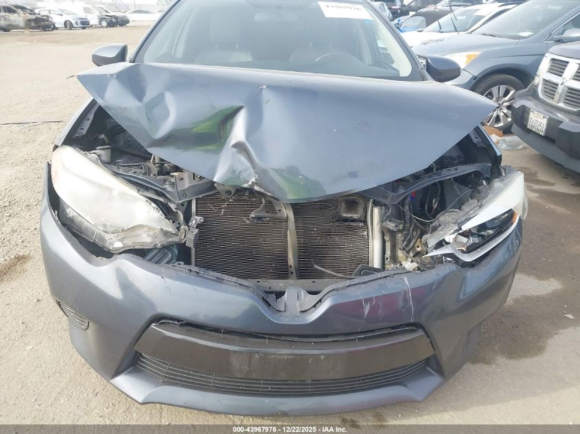 2016 Toyota Corolla Le VIN: 5YFBURHEXGP374228 Lot: 43967976