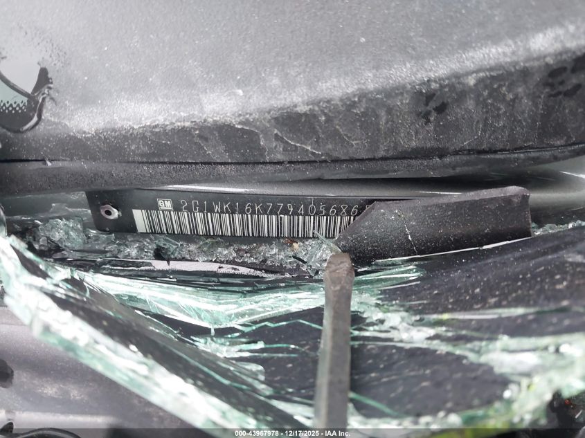 2007 Chevrolet Monte Carlo Lt VIN: 2G1WK16K779405686 Lot: 43967978