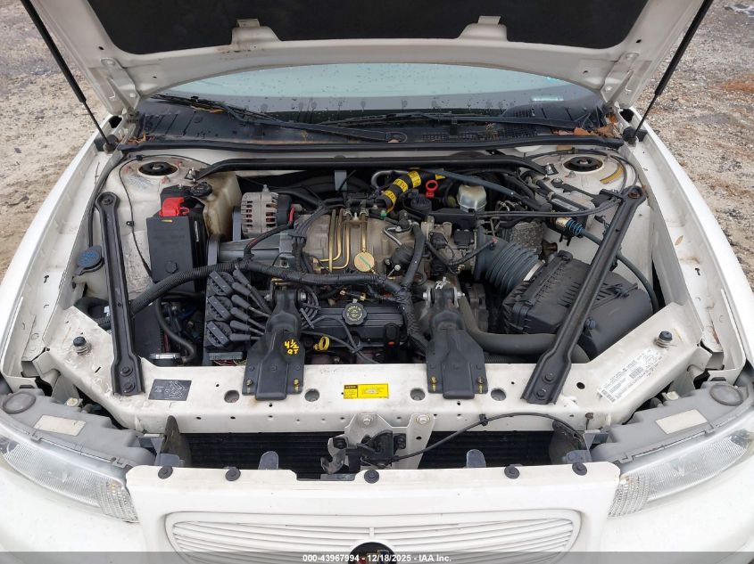 2001 Buick Regal Gs VIN: 2G4WF551211160017 Lot: 43967994