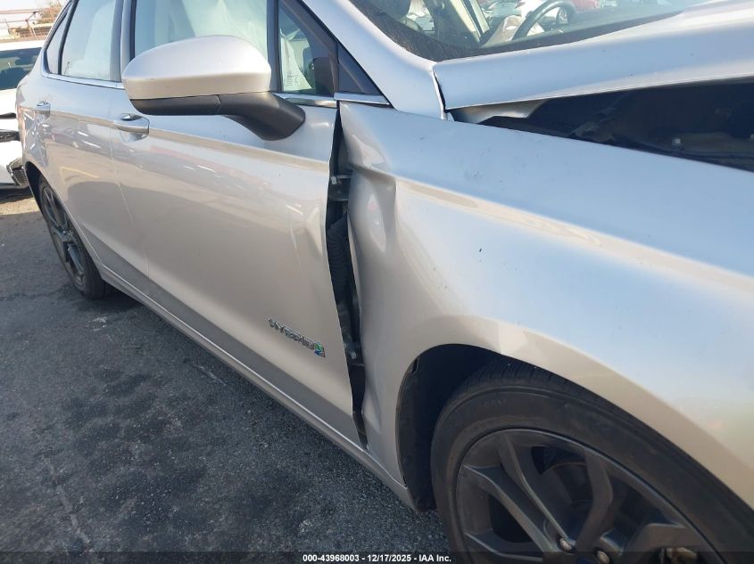2018 Ford Fusion Hybrid Se VIN: 3FA6P0LU4JR257206 Lot: 43968003