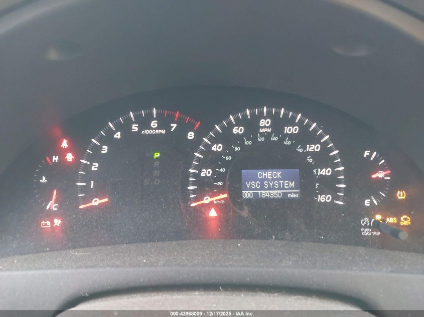 2007 Toyota Camry Xle V6 VIN: 4T1BK46K37U042440 Lot: 43968009