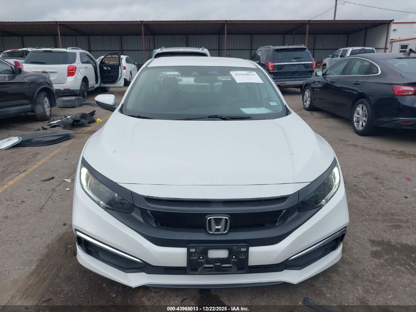 2020 Honda Civic Lx VIN: 19XFC2F67LE019620 Lot: 43968013
