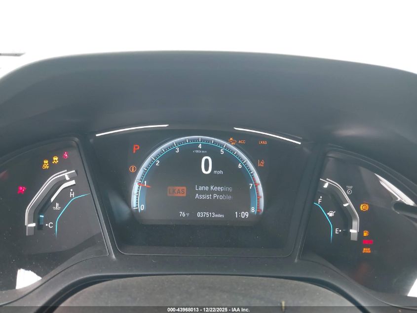 2020 Honda Civic Lx VIN: 19XFC2F67LE019620 Lot: 43968013